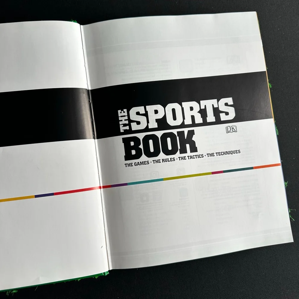 DK The Sports Book Green special edition grass